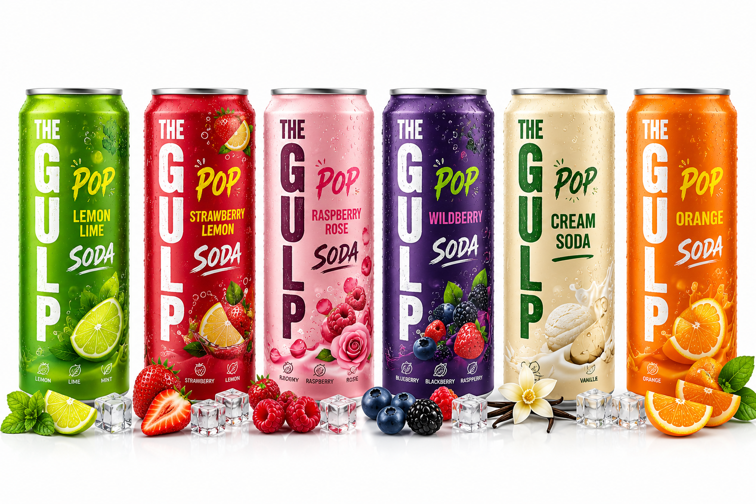 The Gulp, pop soda (fruit flavoured)